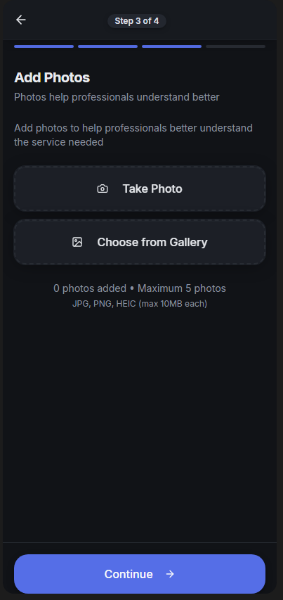Attach reference photos