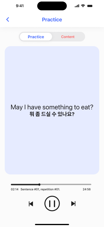 Practice with Korean