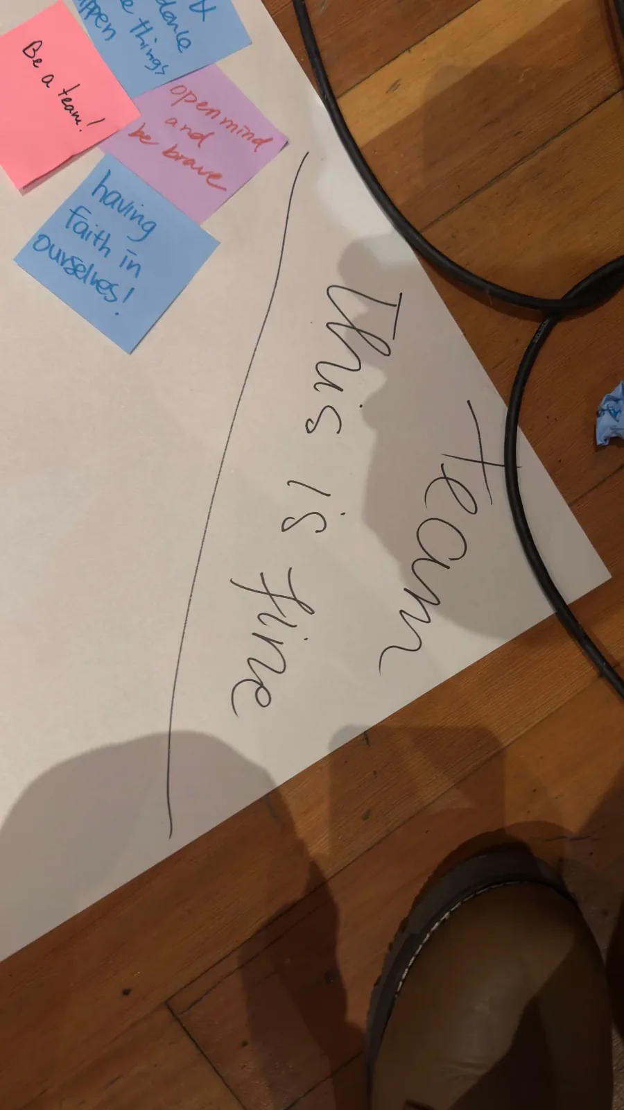 "Team This is Fine" - our team identity